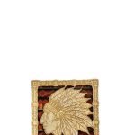 Traditional Tribal Wood Magnet
