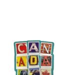 Canada Clipart Wood Magnet