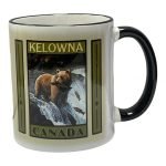 Grizzly Holding Fish Mug