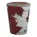 Maple Leaves Shot Glass
