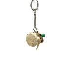 Wooden Drum with Drumstick Keychain